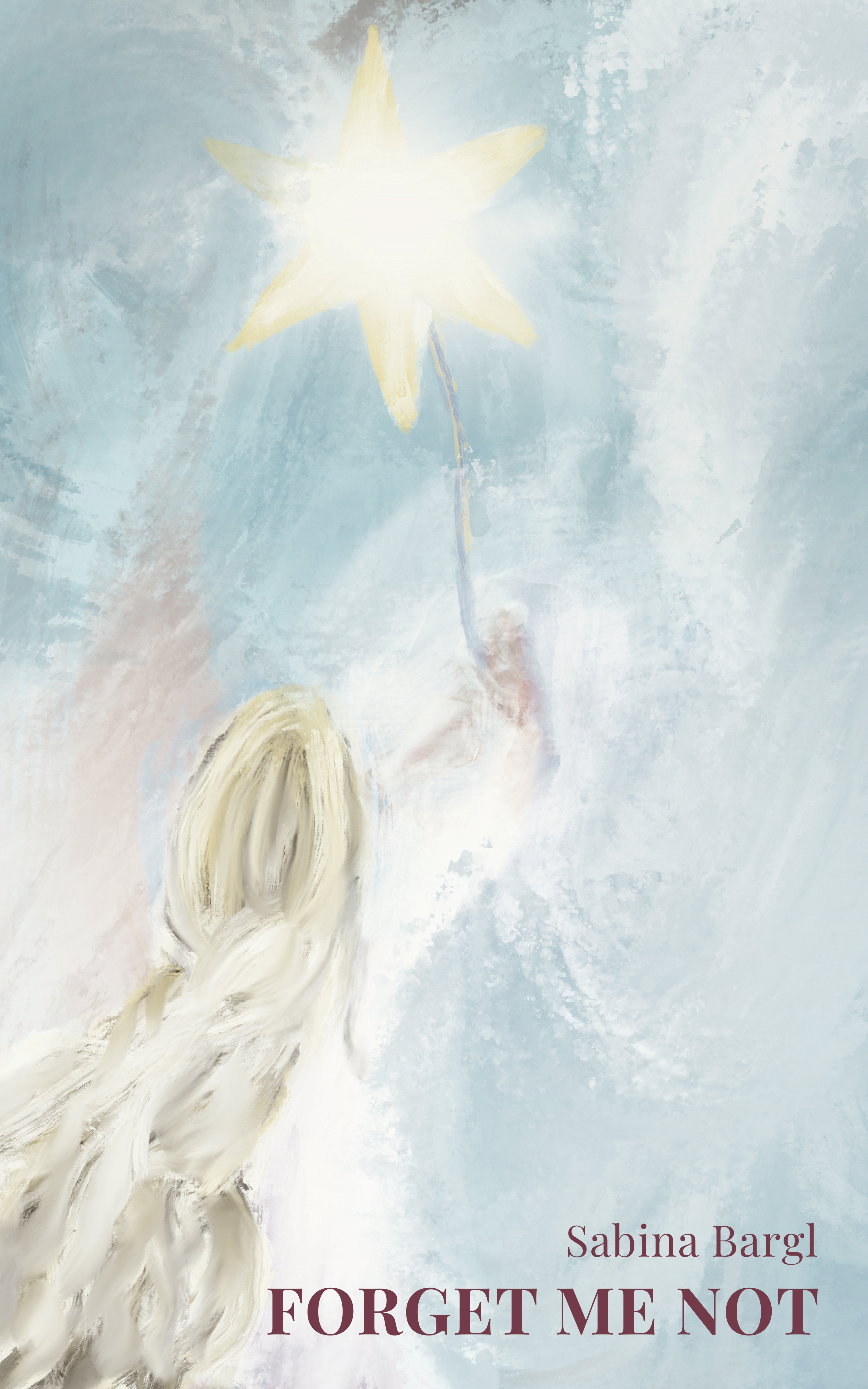 Obálka knihy Pomněnce, moderní fantasy pohádka